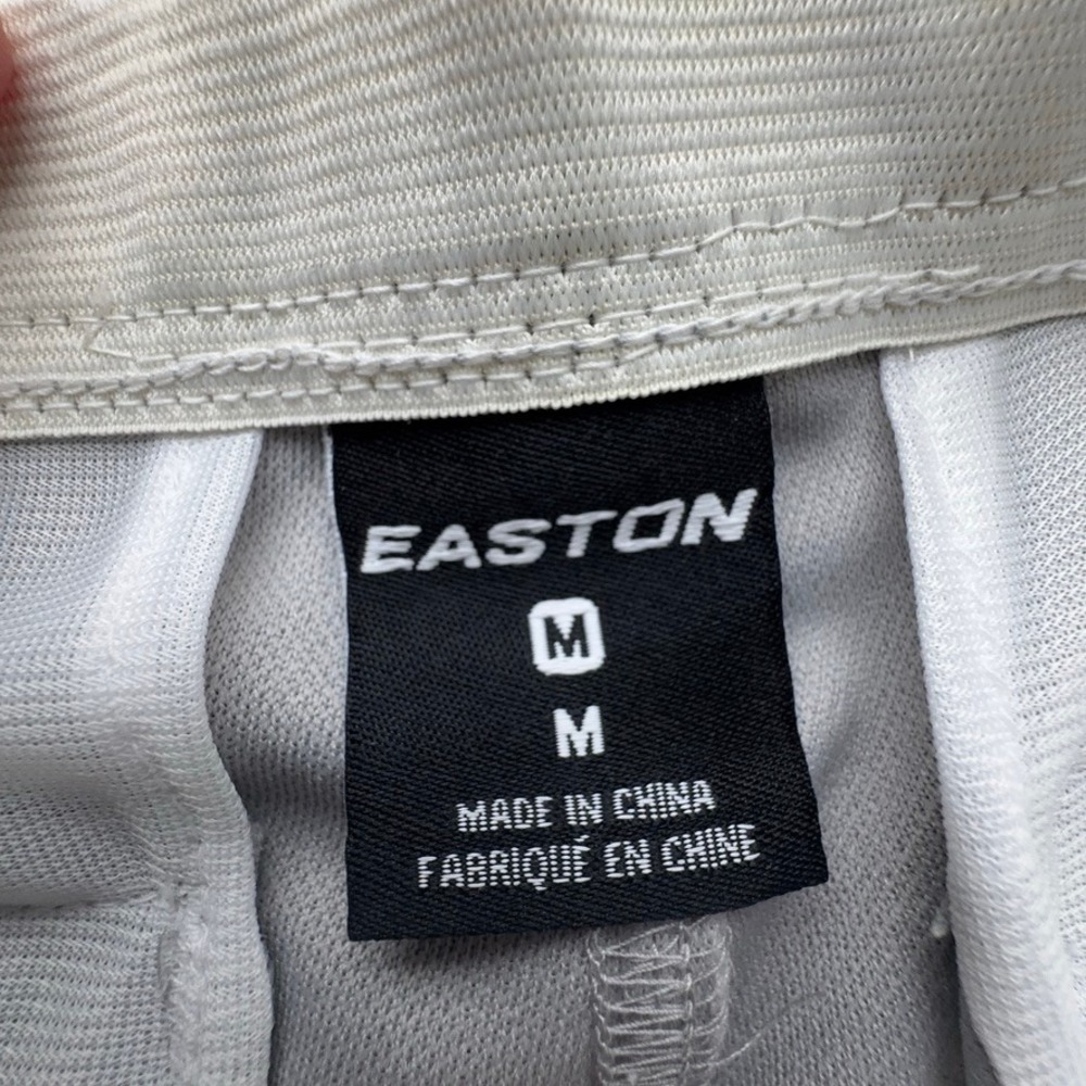 Easton Mens Pro+ Baseball Pants Gray Double Reinforced Knee Medium New - Picture 5 of 9